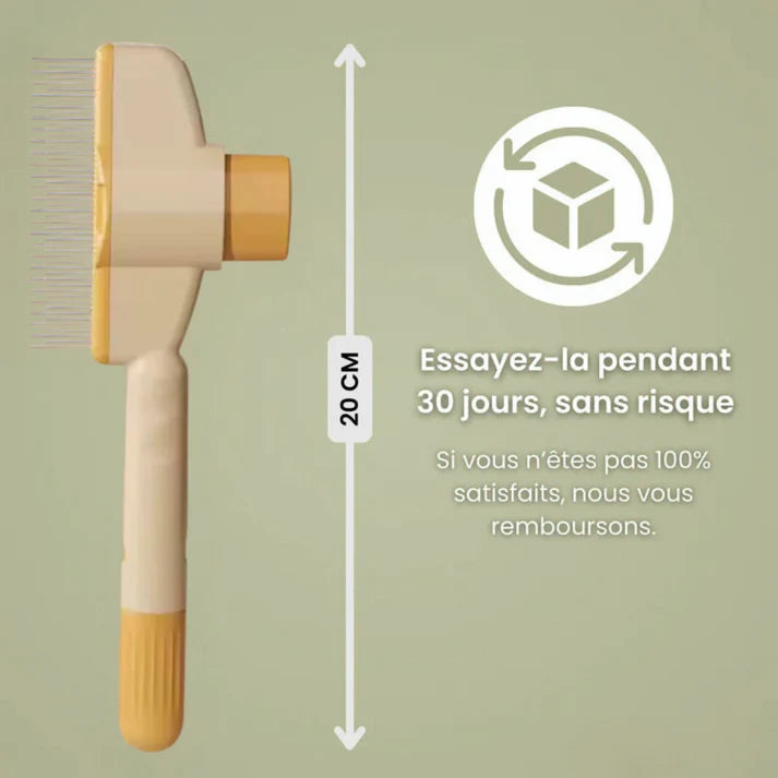 Brosse anti-poil pour chat