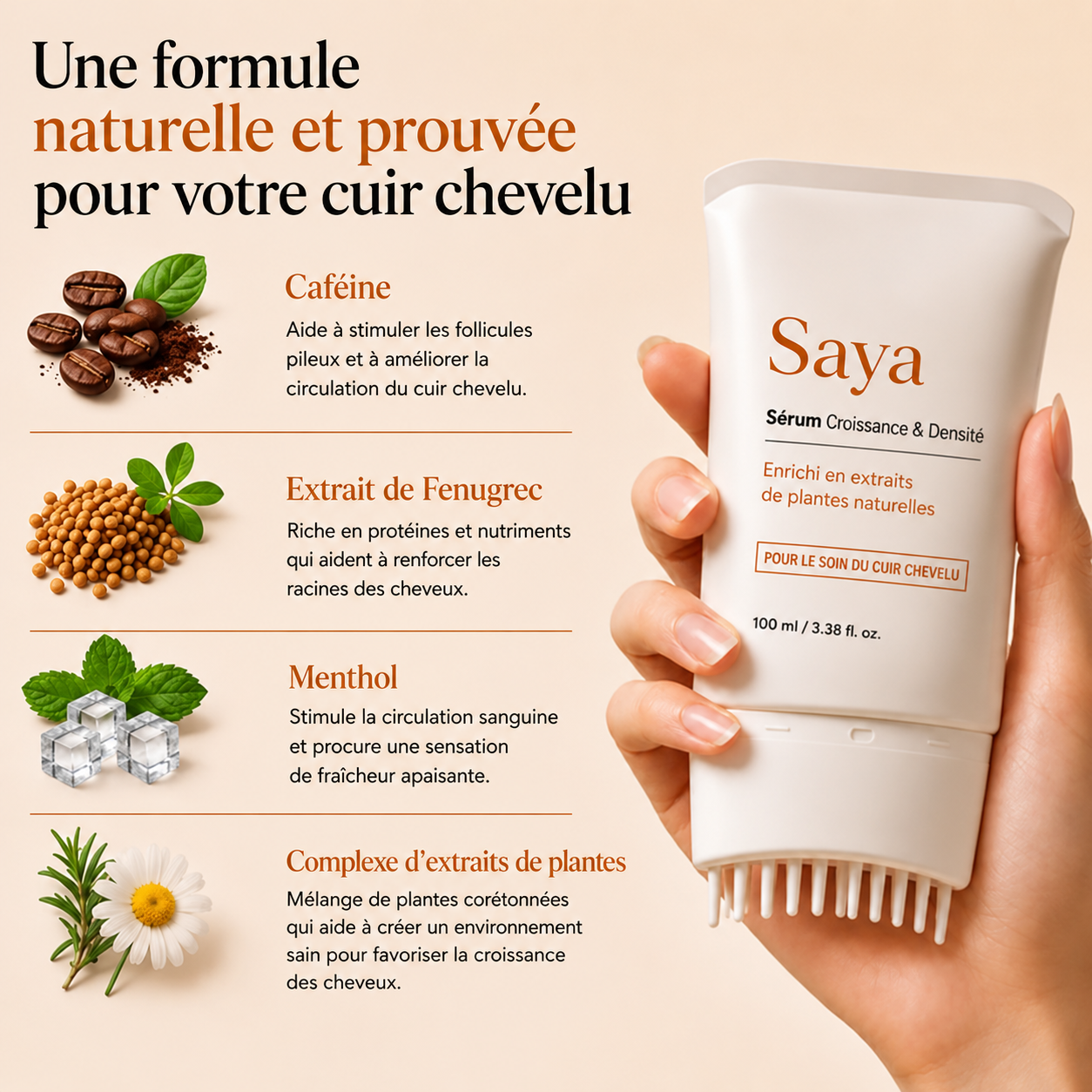 Sérum Capillaire  Saya