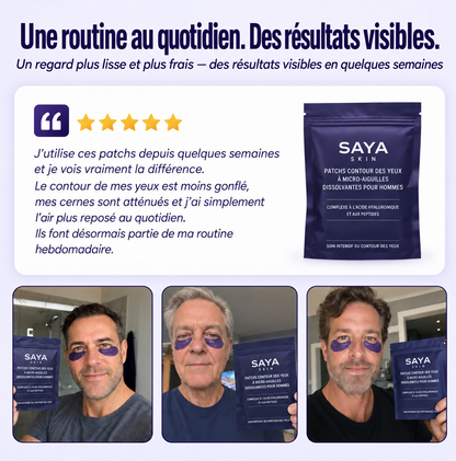 Patchs réparateurs pour le contour des yeux