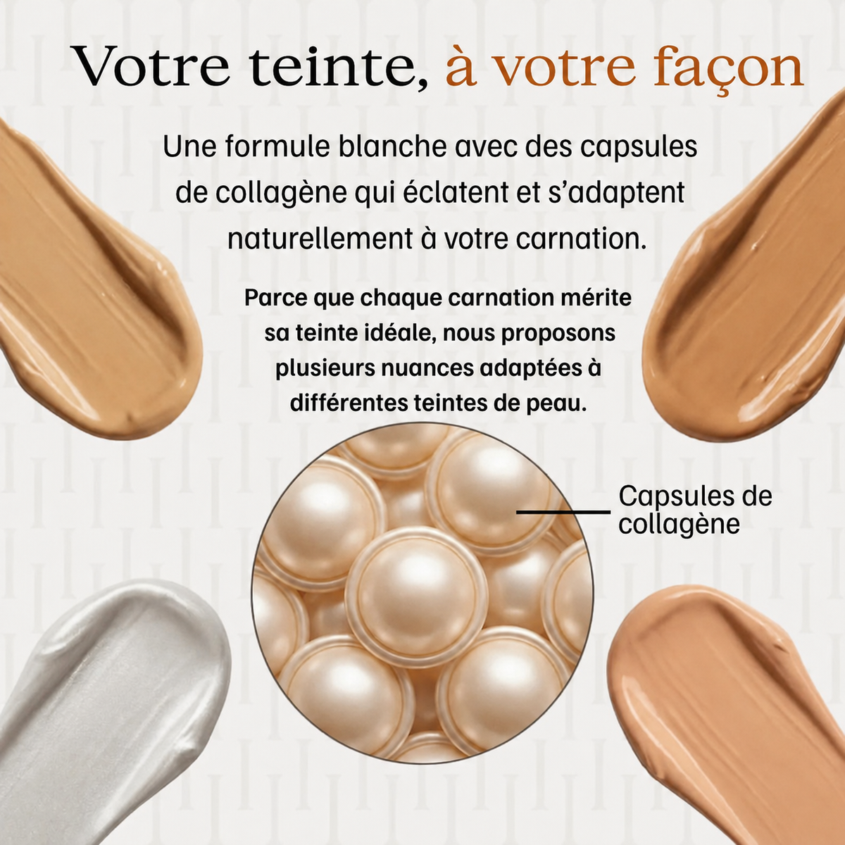 Fond de teint à teinte adaptative
